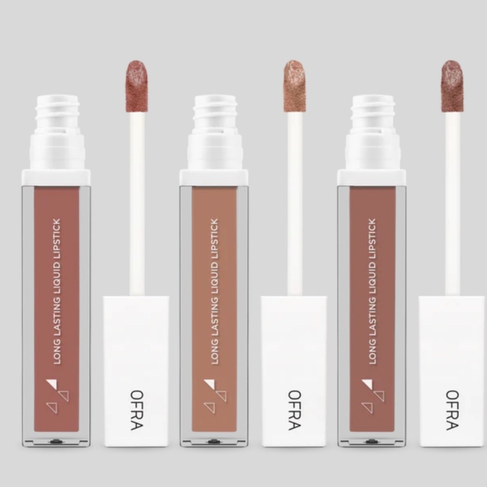 OFRA LONG LASTING LIQUID LIP SET - THE NUDES 8g X 3 BRAND NEW/SEALED - Picture 2 of 6